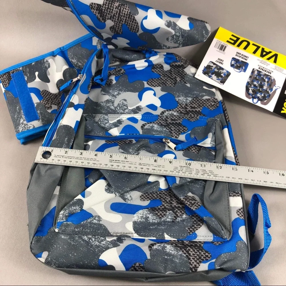 Independent Camo Backpack Set